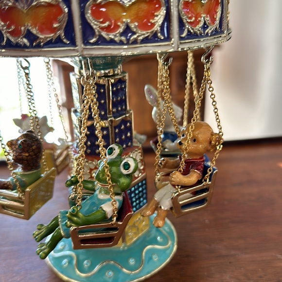 Keren Kopal Animal Swing Carousel Trinket Box Limited Edition 76/250 - Picture 4 of 12